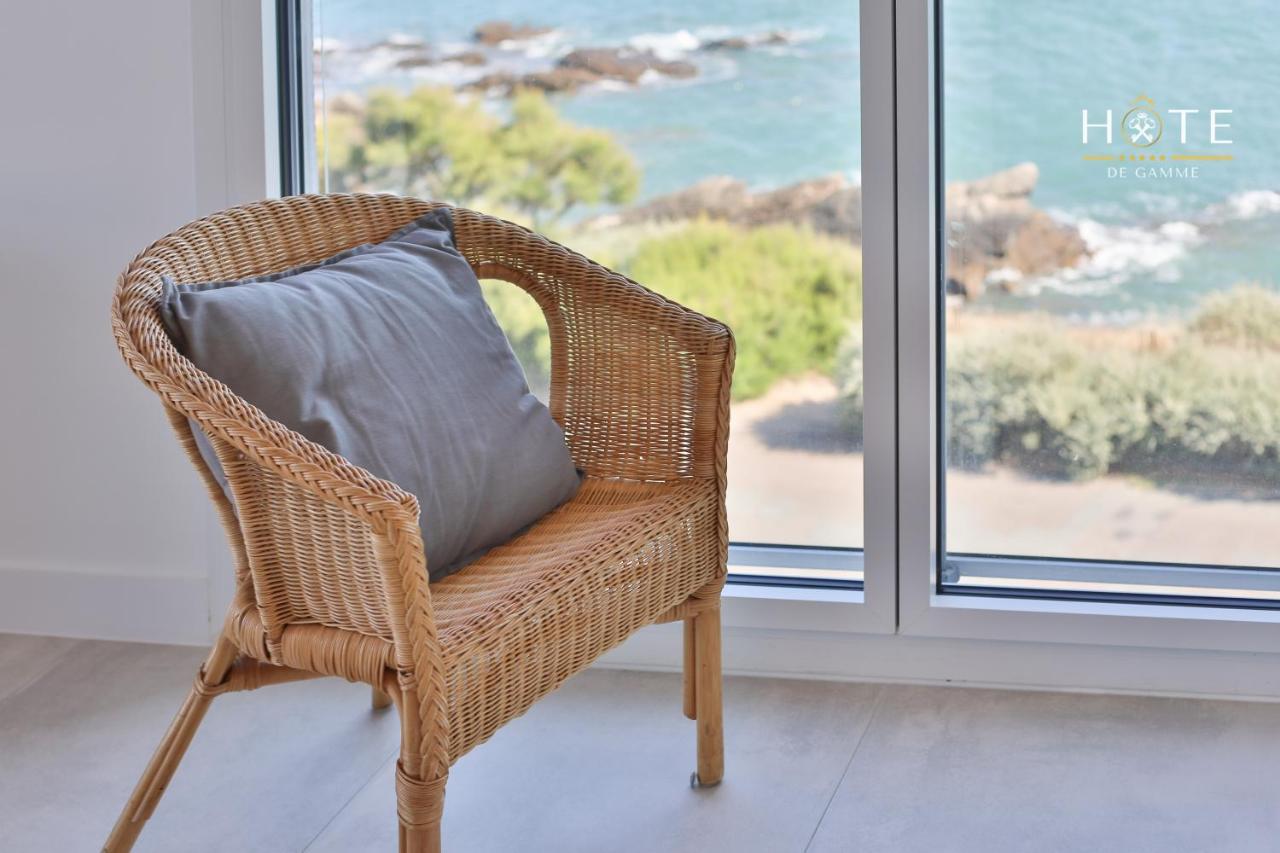 Appartement De Caractere, Superbe Vue Mer 280° La Chaume Zewnętrze zdjęcie