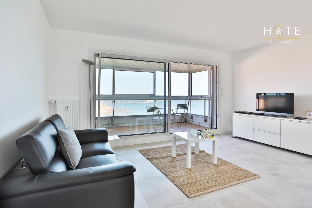 Appartement De Caractere, Superbe Vue Mer 280° La Chaume Zewnętrze zdjęcie